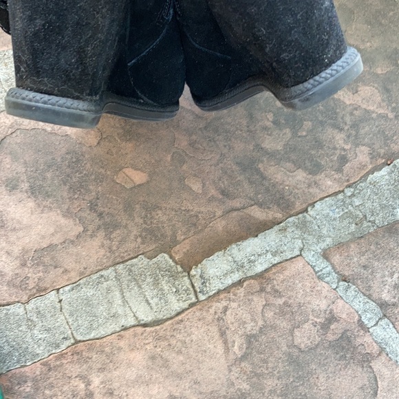 Women’s platform leather upper  (suede)  boots - Picture 4 of 5